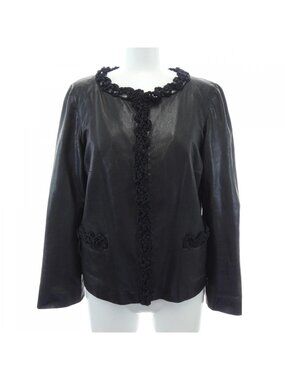 Chanel Leather Jacket Black